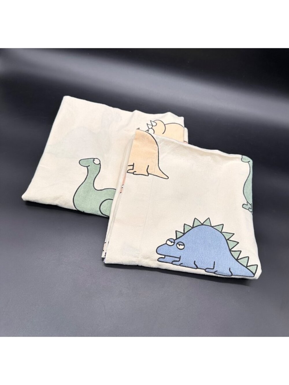 Vintage Pillowcases Martex Sandra Boynton Dinosaurs 1986 Set Of Two Kitschy